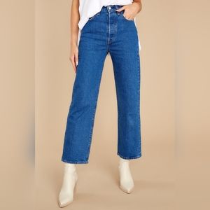 Levi's ribcage jeans 29x27 jazz pop